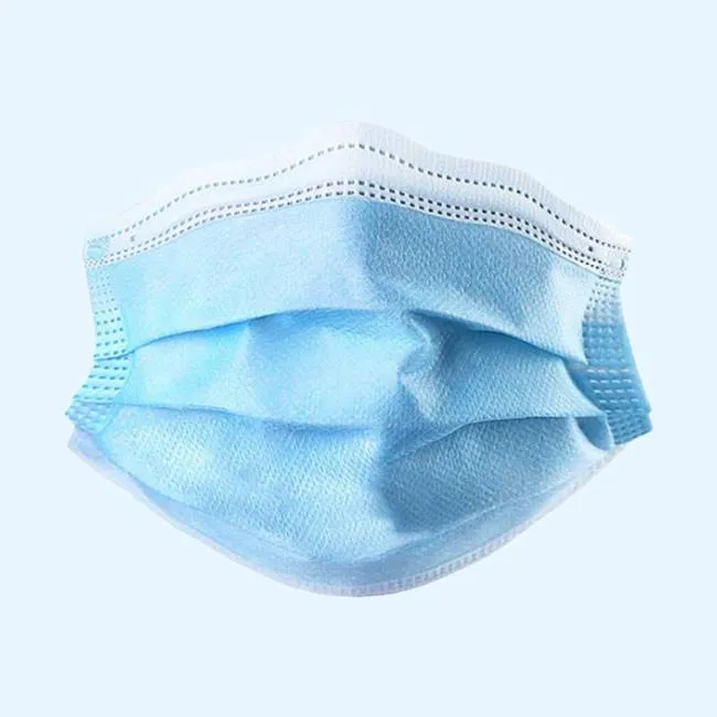 50 pcs Blue Disposable 3 Layers Face Mask Mouth Cover