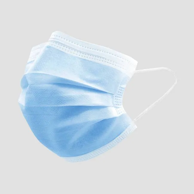 50 pcs Blue Disposable 3 Layers Face Mask Mouth Cover