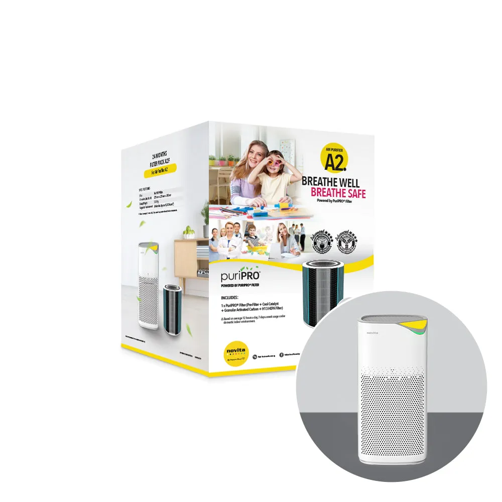 ADD ON: A2 24-Months Replacement Filter Pack (Buy now & Save 20%!)