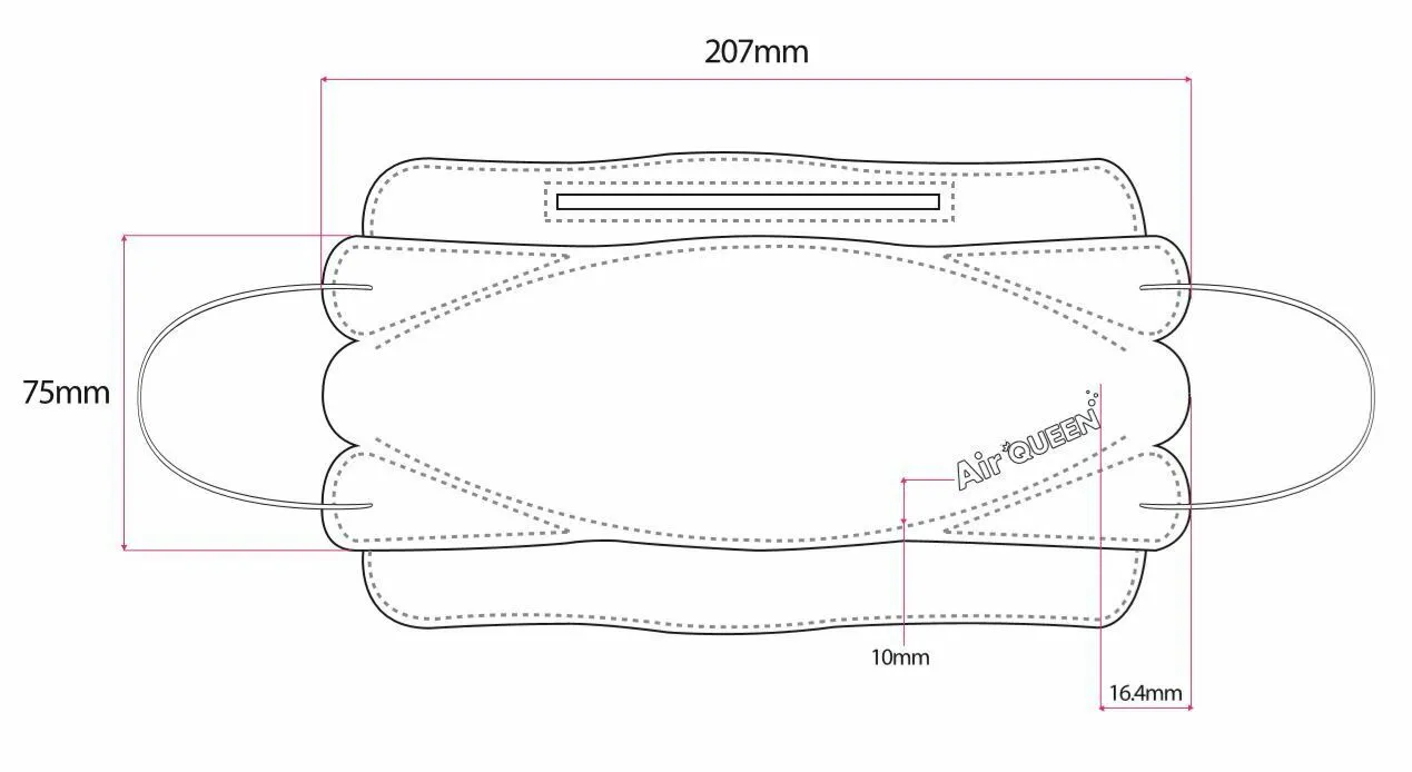 Air Queen Protective Filter Mask_Made in Korea