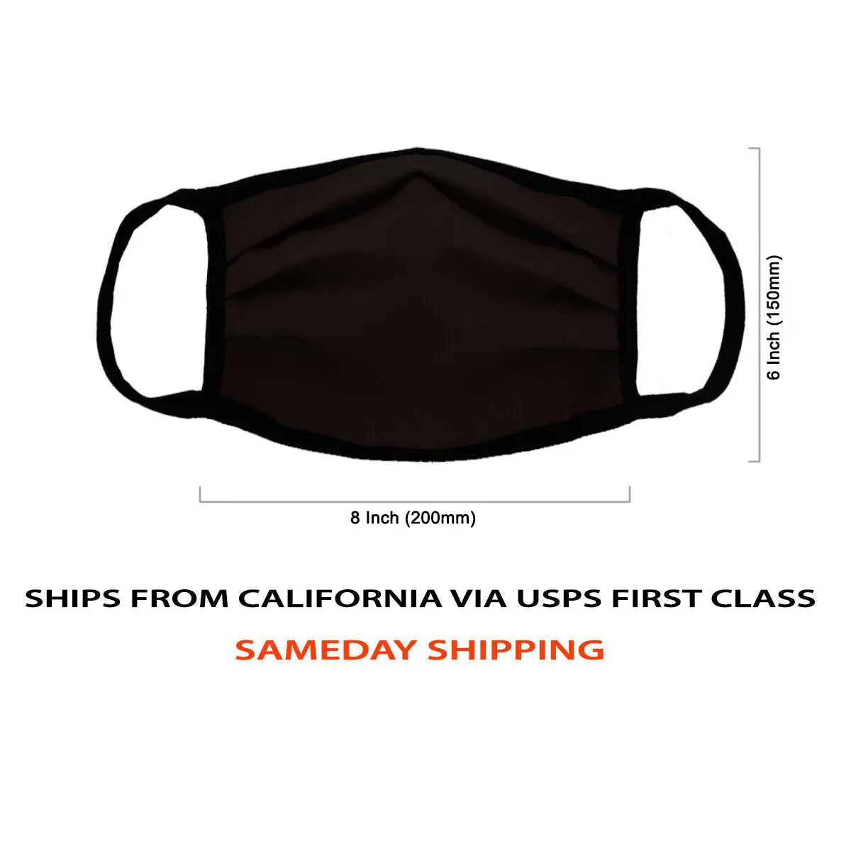 Amba7 MADE IN USA Reusable Breathable Cloth Face Mask - Machine Washable, Non-Surgical Double Layer Anti-Dust Protection, Unisex - For Home, Office, Travel, Camping or Cycling (WHITE 3-Pack) In Stock