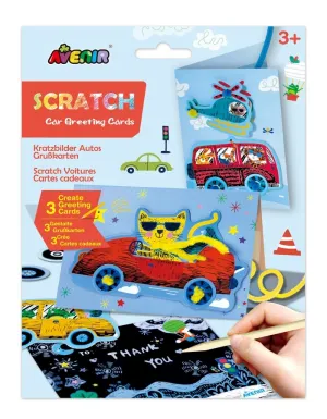 Avenir Scratch Greeting Card Cars