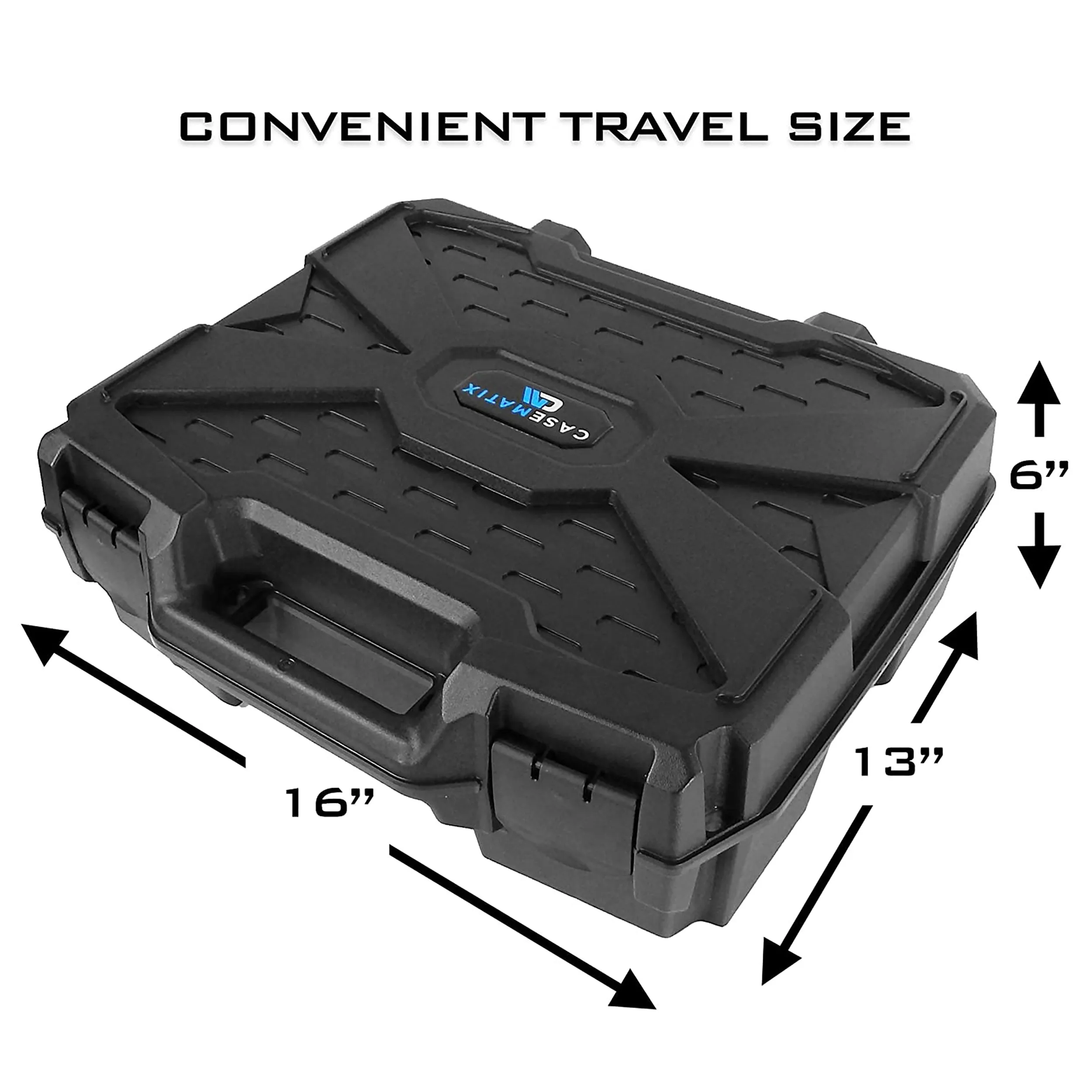 CASEMATIX Travel Case Compatible with Starlink Mini Dish Satellite Router and Accessories - Hard Shell Storage Case with Dual Layer Customizable Foam