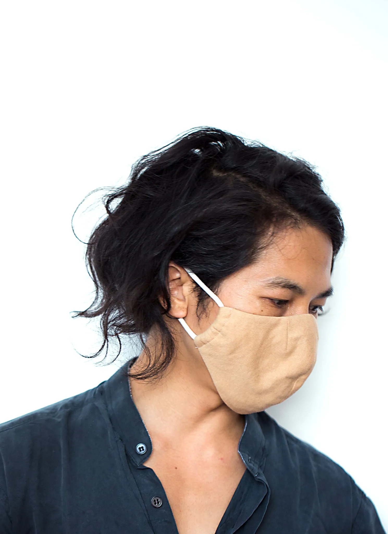 Clay Organic Cotton Reusable Face Mask