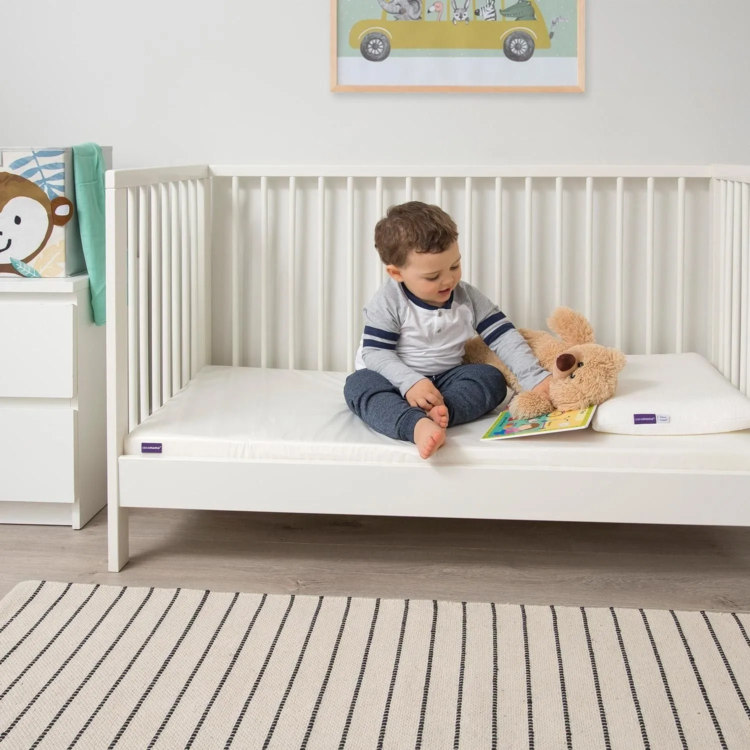 Clevamama Anti-Allergy Cot Bed Mattress (70 x 140 x 10cm)