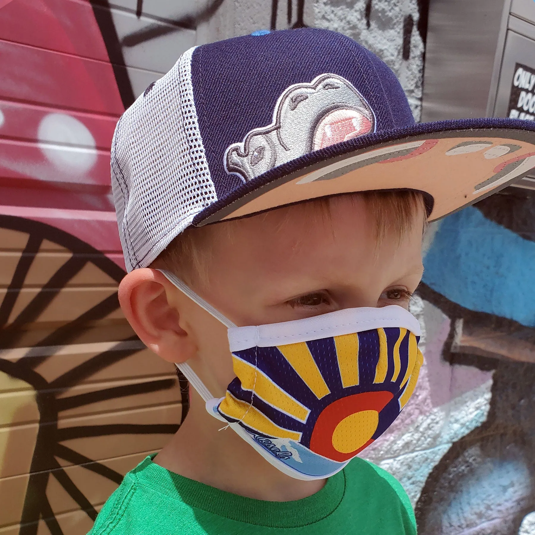 Colorado Sunset KIDS Face Mask