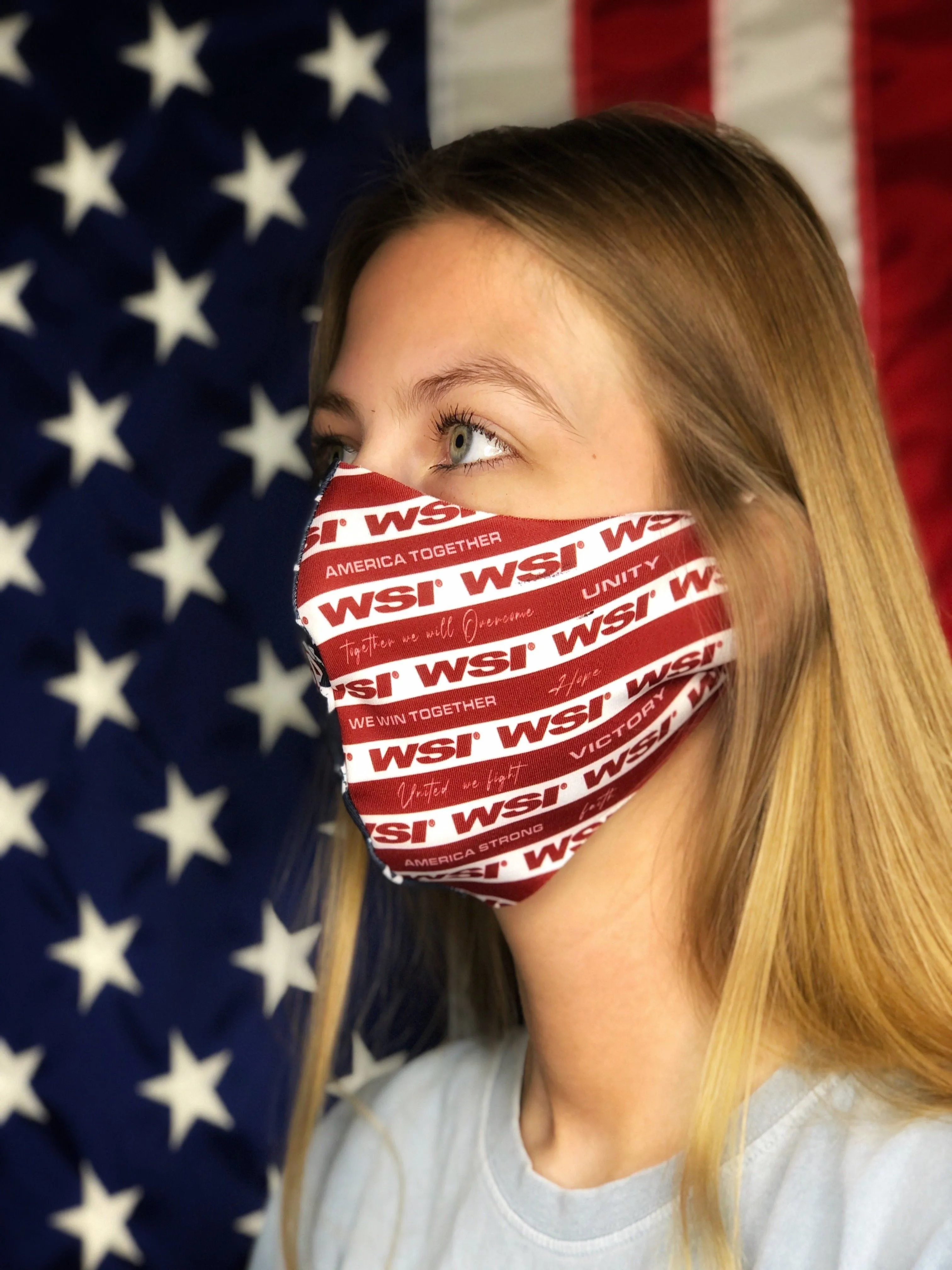 Contoured Protective Mask - America Strong