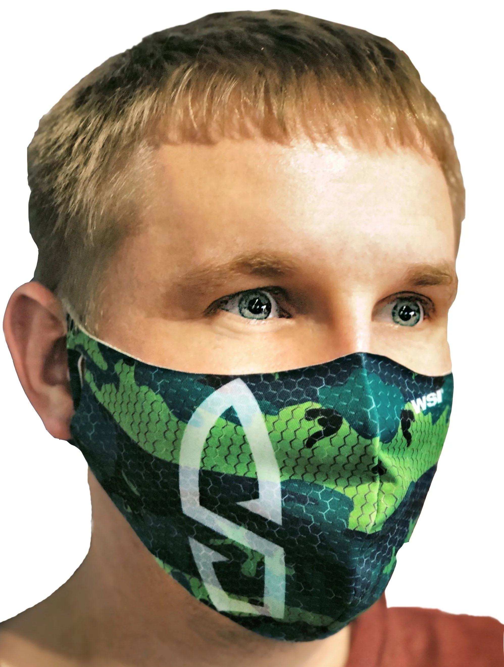 Contoured Protective Mask - Camo Bullet