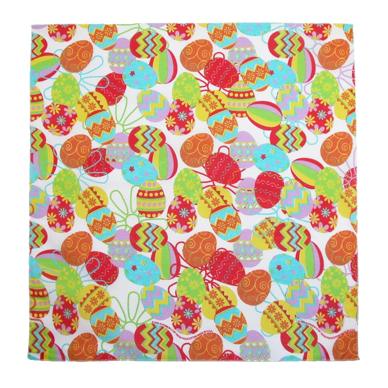 CTM® Easter Egg Print Holiday Bandana