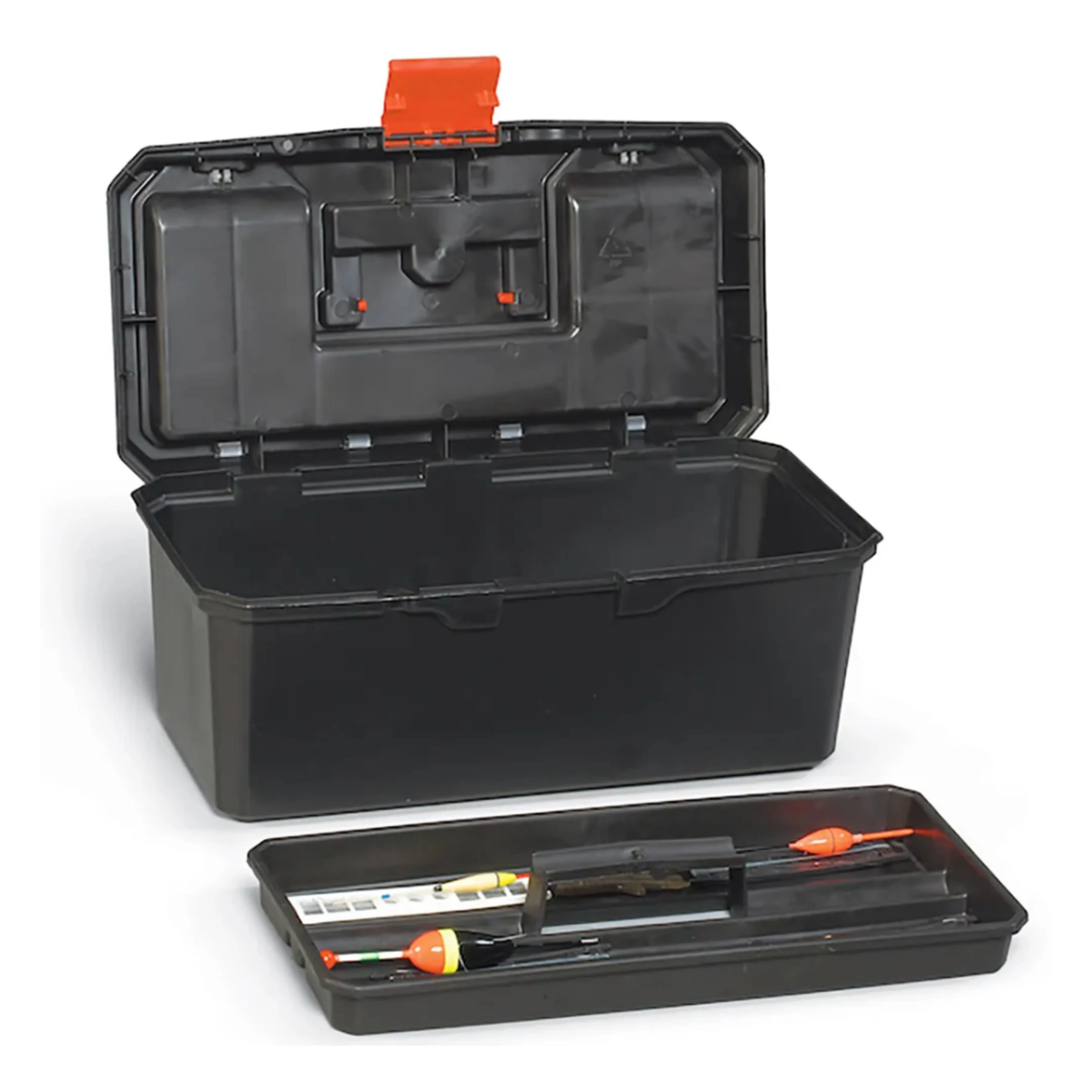 DEKTON 16" Toolbox with Lid Storage & Lift Outcarry Tray