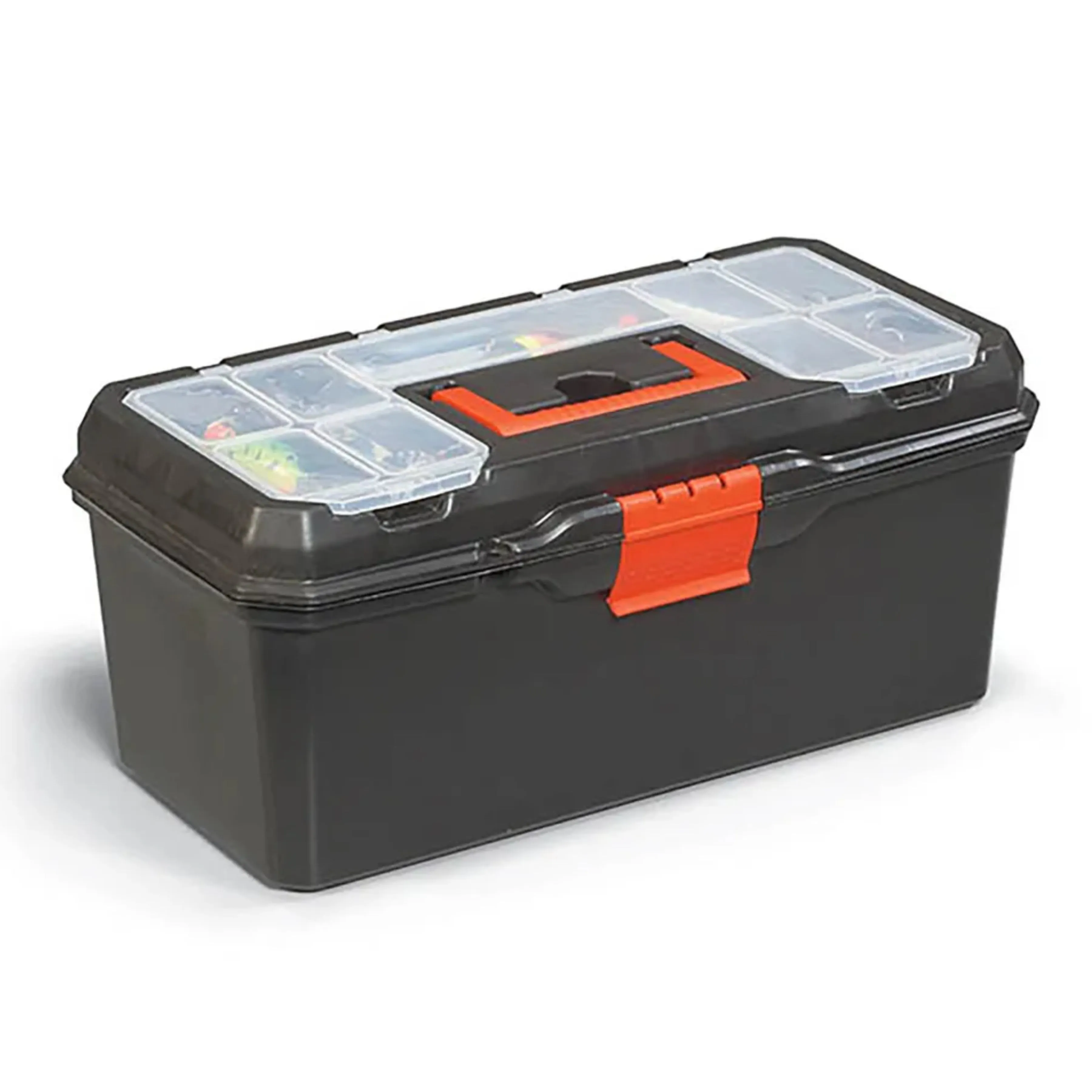 DEKTON 16" Toolbox with Lid Storage & Lift Outcarry Tray