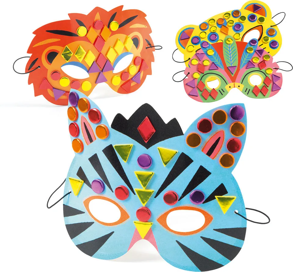 DIY Jungle Animal Masks