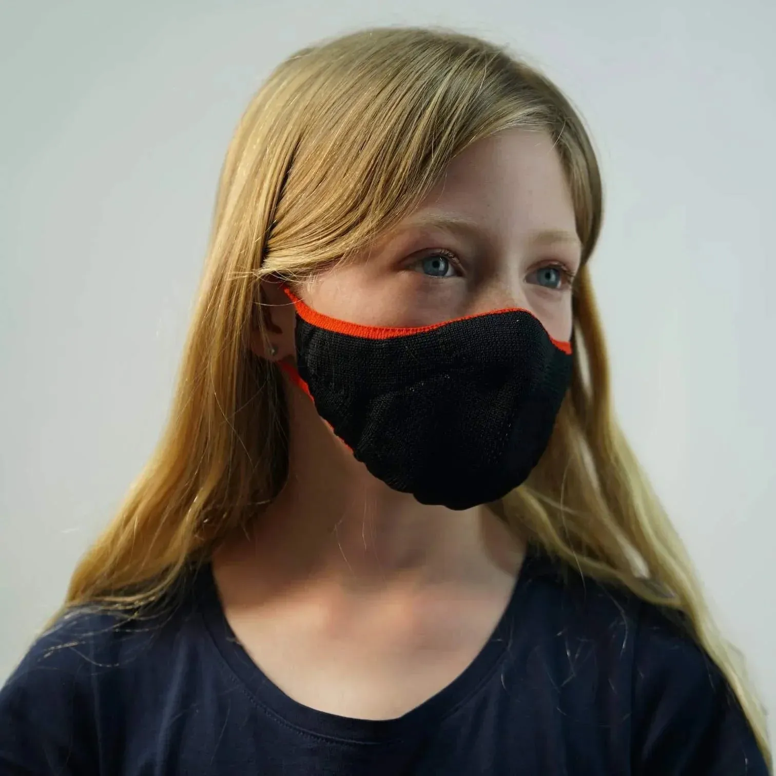 Face Mask: Black (kids)