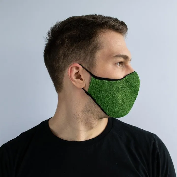 Face Mask: Green Marl