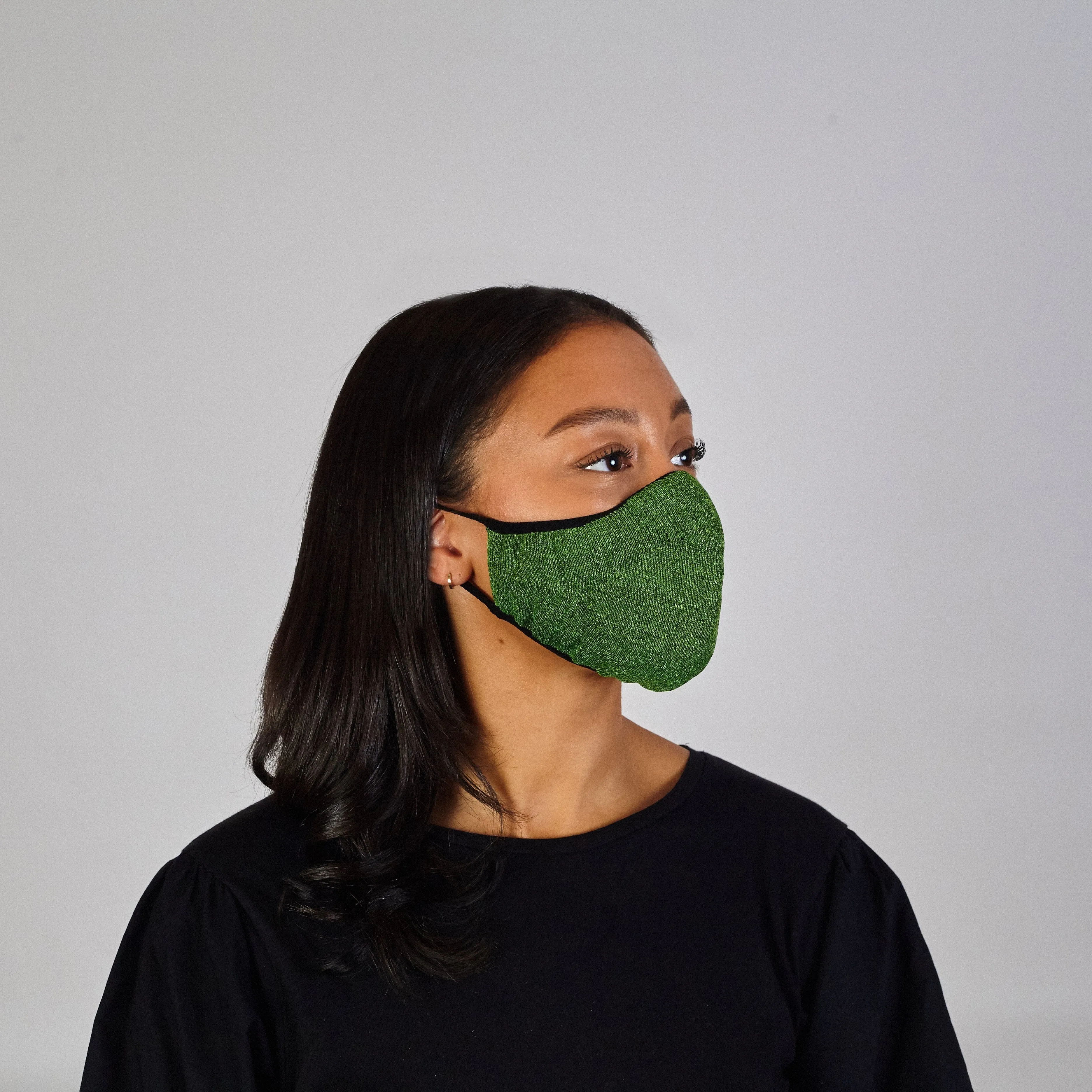 Face Mask: Green Marl