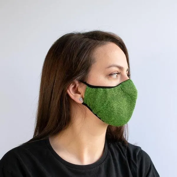 Face Mask: Green Marl