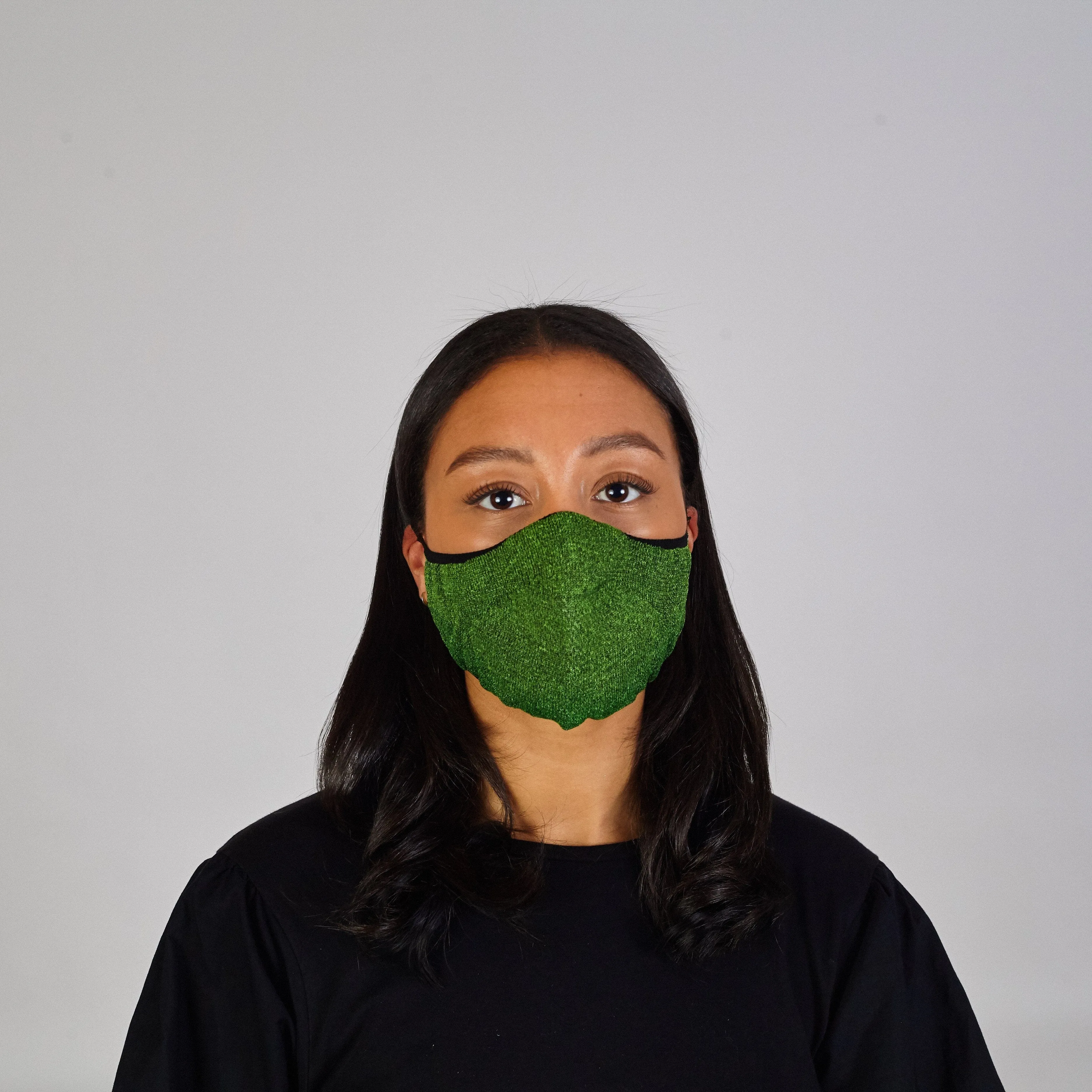 Face Mask: Green Marl