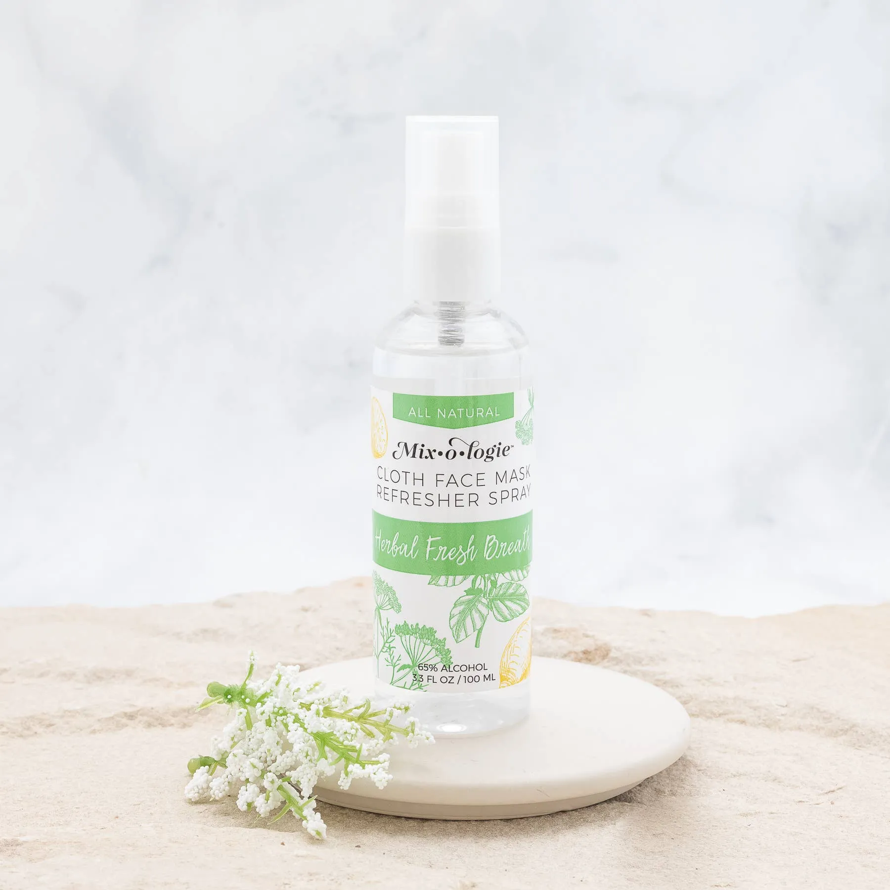 Face Mask Refresher Spray -  Herbal Mint Scent