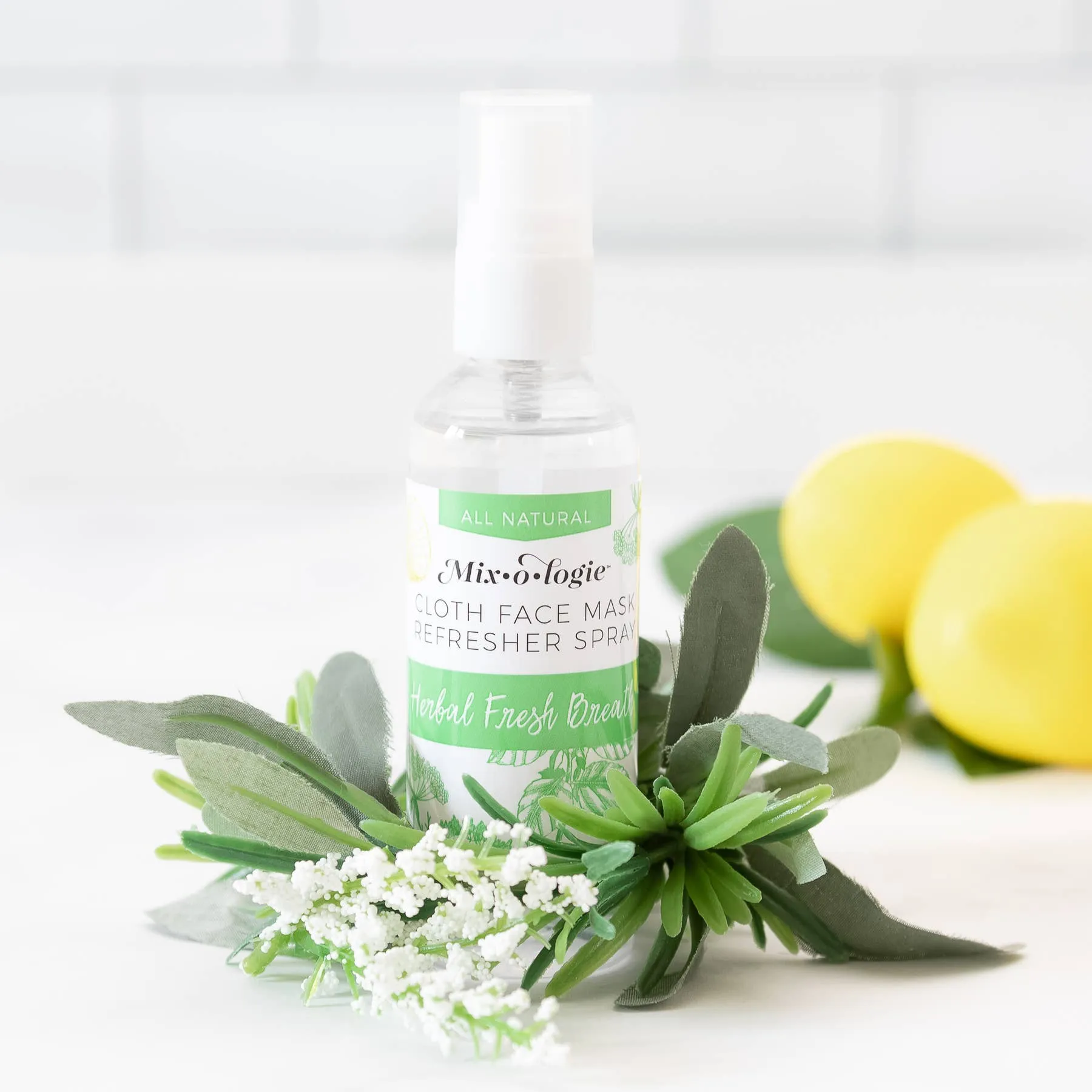 Face Mask Refresher Spray -  Herbal Mint Scent