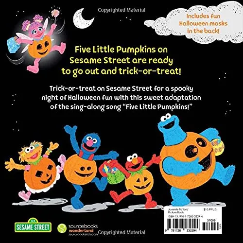 Five Little Pumpkins on Sesame Street