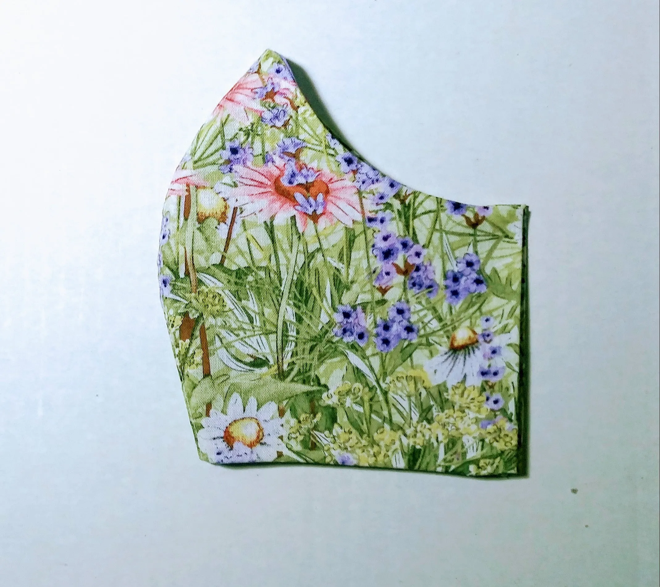 Floral Cotton Fabric Mask - Washable & Reusable