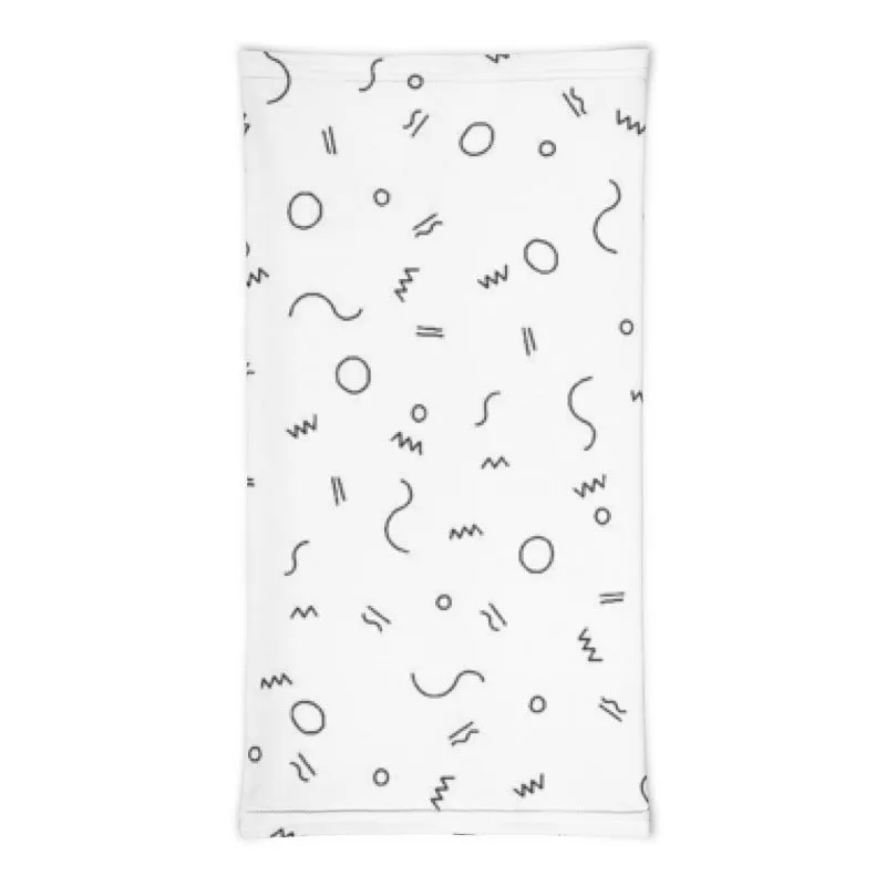 Geometric Doodle Unisex Face Bandana