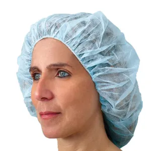 HS Bouffant Cap 24" Blue 100/Box