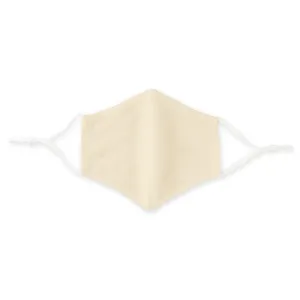 Ivory Colored Adult Cloth Face Mask