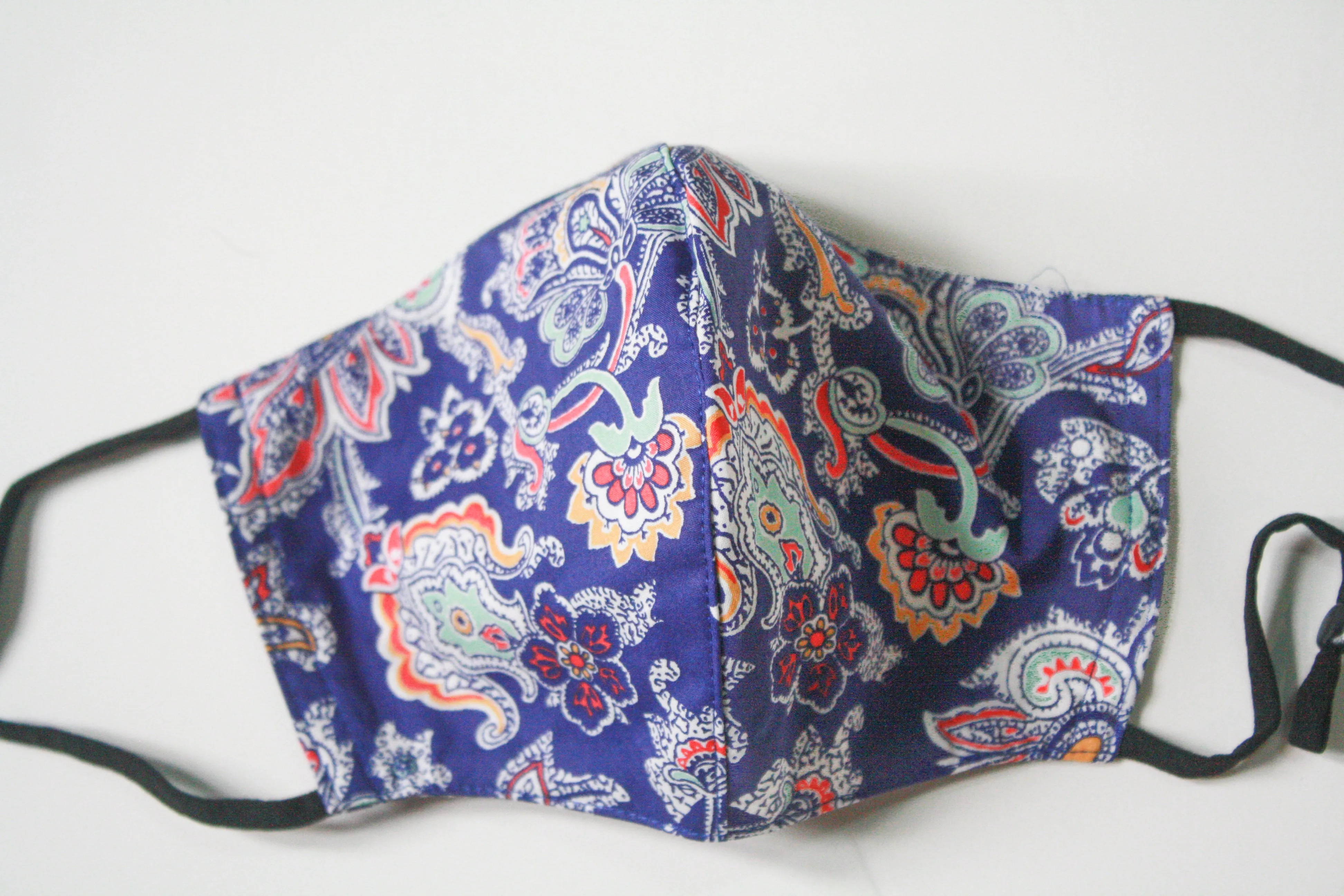 Liberty Blue Paisley Face Mask