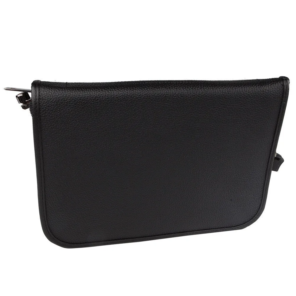 Magnetic Locking Case - Black Leather