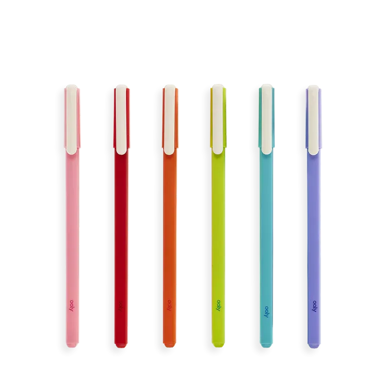 Ooly Fine Line Gel Pen - Set of 6