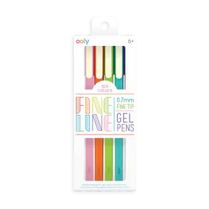 Ooly Fine Line Gel Pen - Set of 6