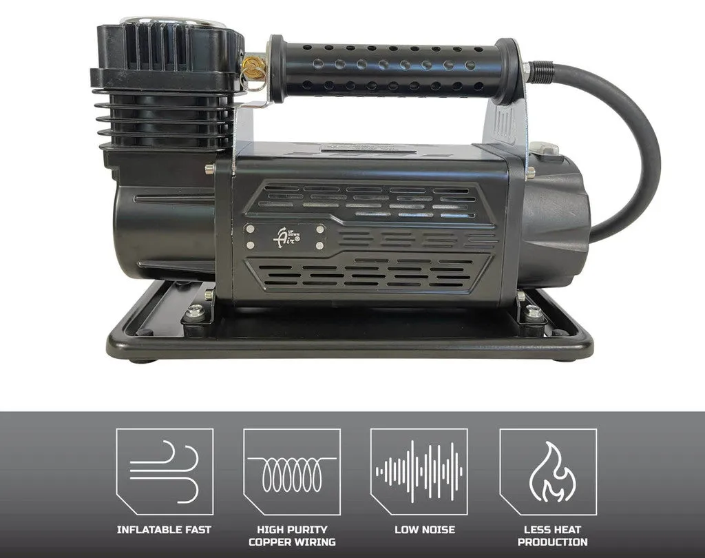 Overland Vehicle Systems EGOI Air Compressor System 5.6 CFM With Storage Bag, Hose & Attachments Universal