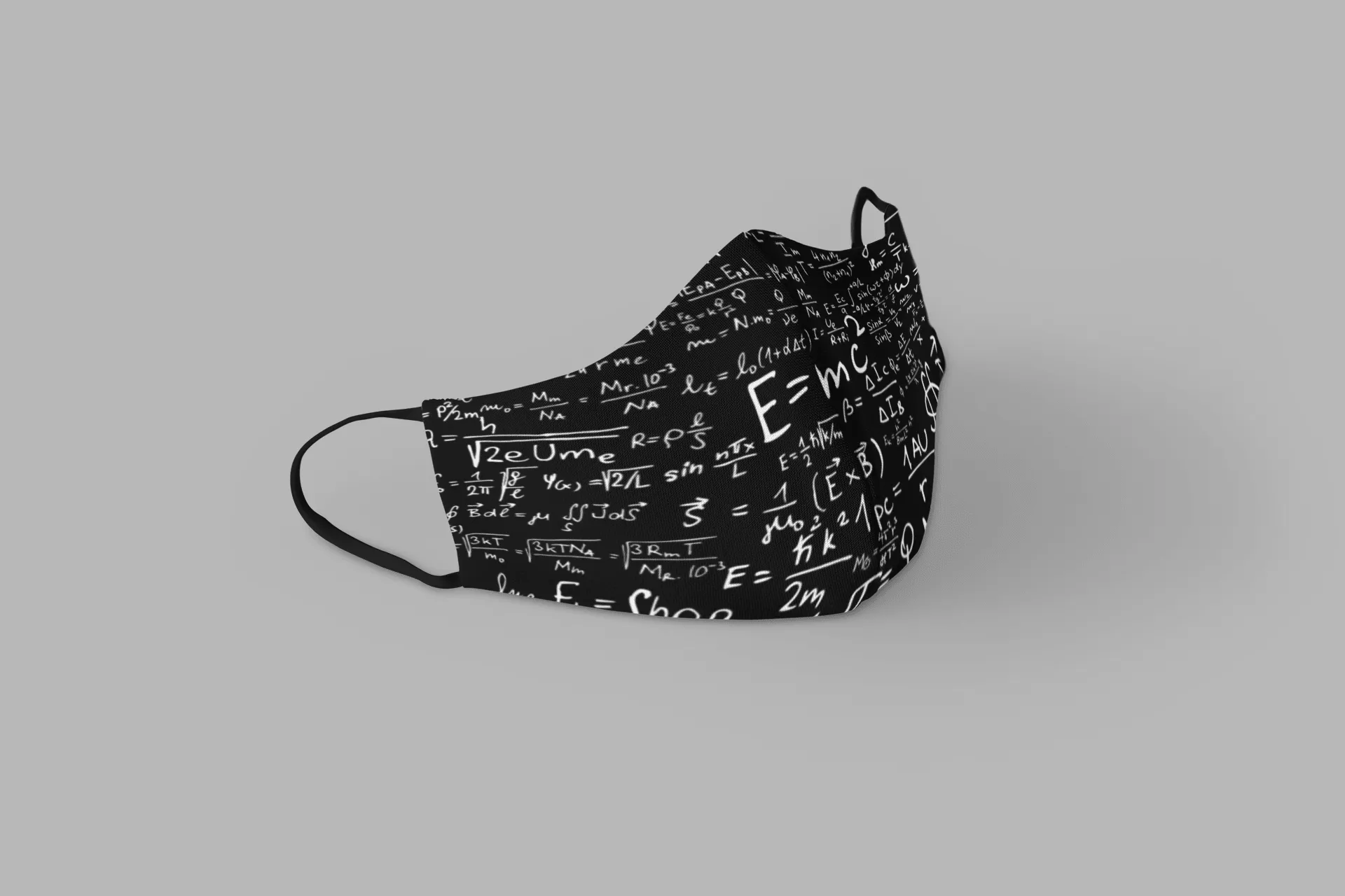 " Equational Pattern "- Printed Tetra Shield Protection Mask