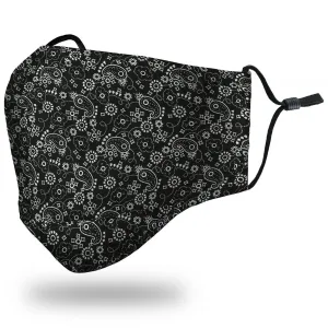 "Bandana" Black Face Mask