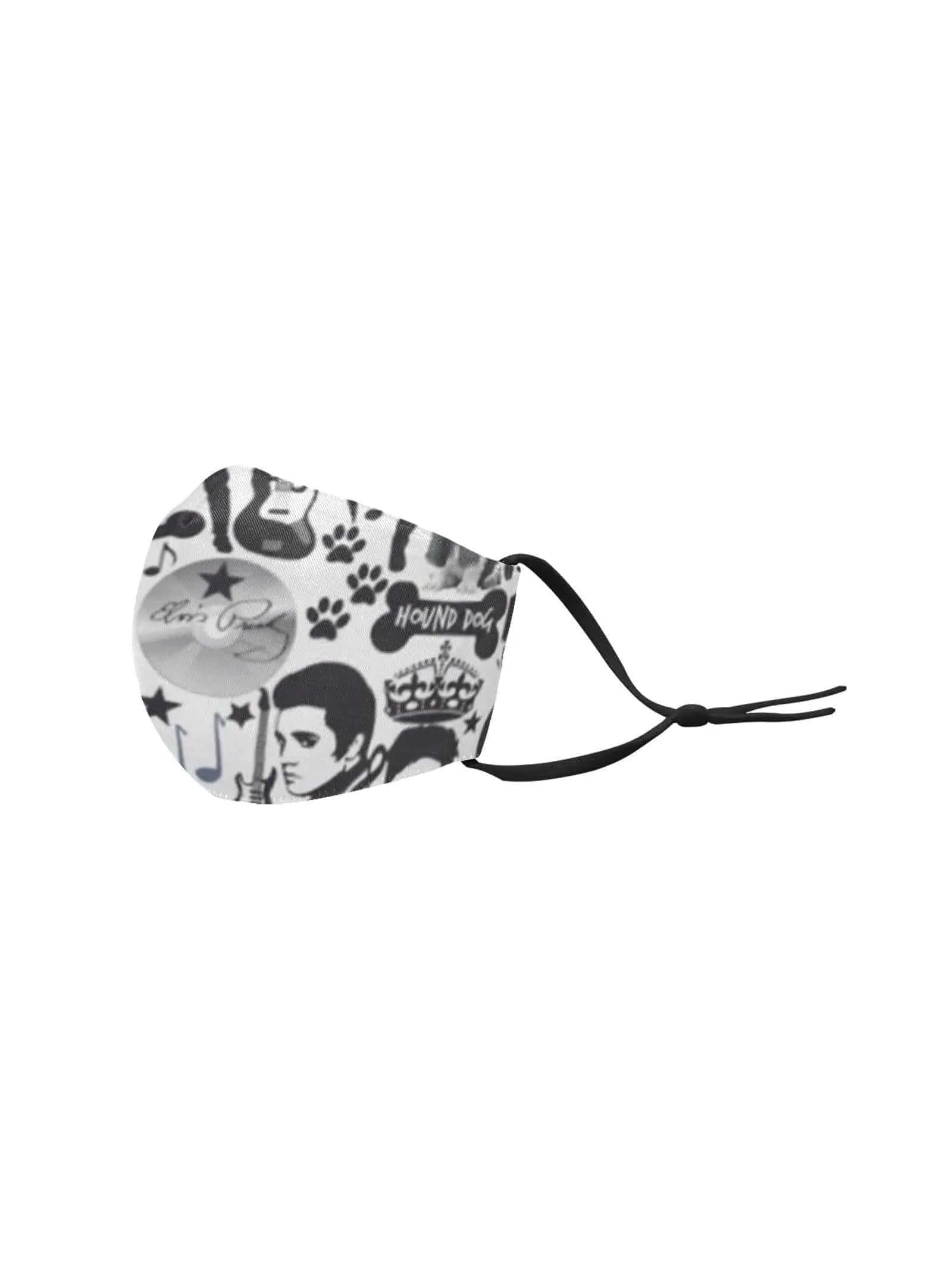 REUSABLE FACE MASKS WITH FILTERS - ELVIS THE KING