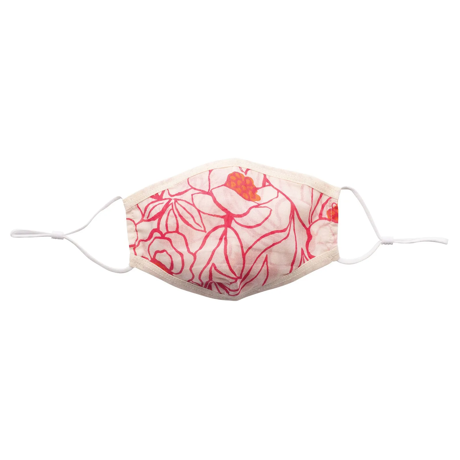 Rosalie Pink - Adjustable Cotton Face Mask