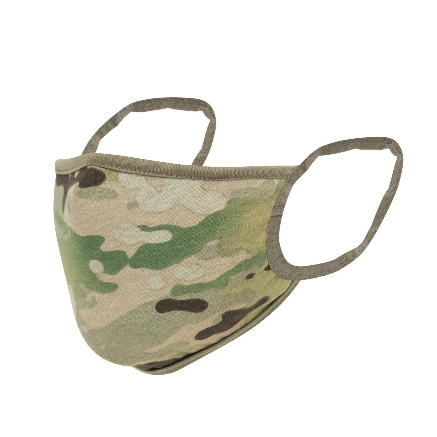 Rothco MultiCam Reusable 3-Layer Face Mask - Reversible MultiCam / Coyote