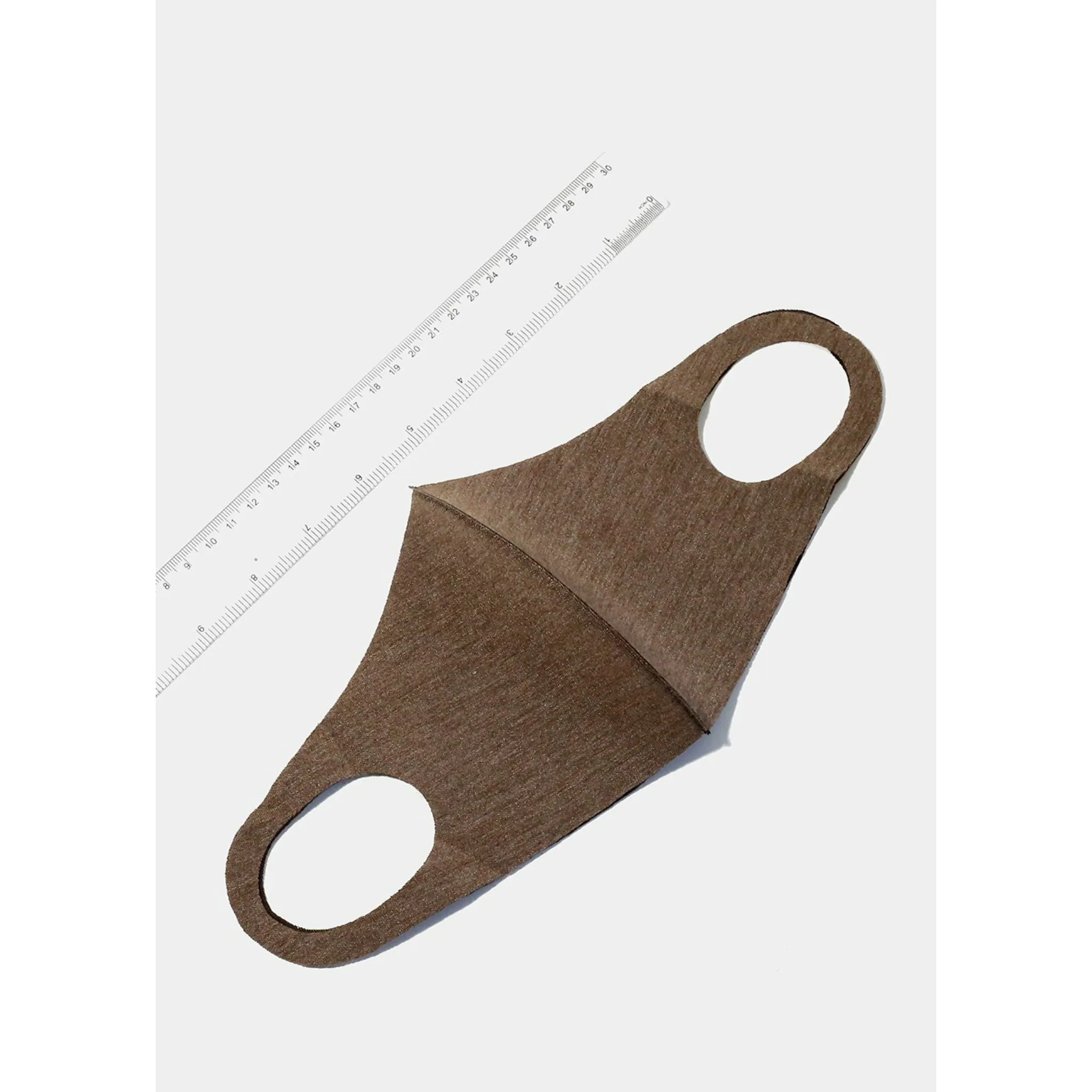 Soft Reusable Face Mask- 1 each BROWN