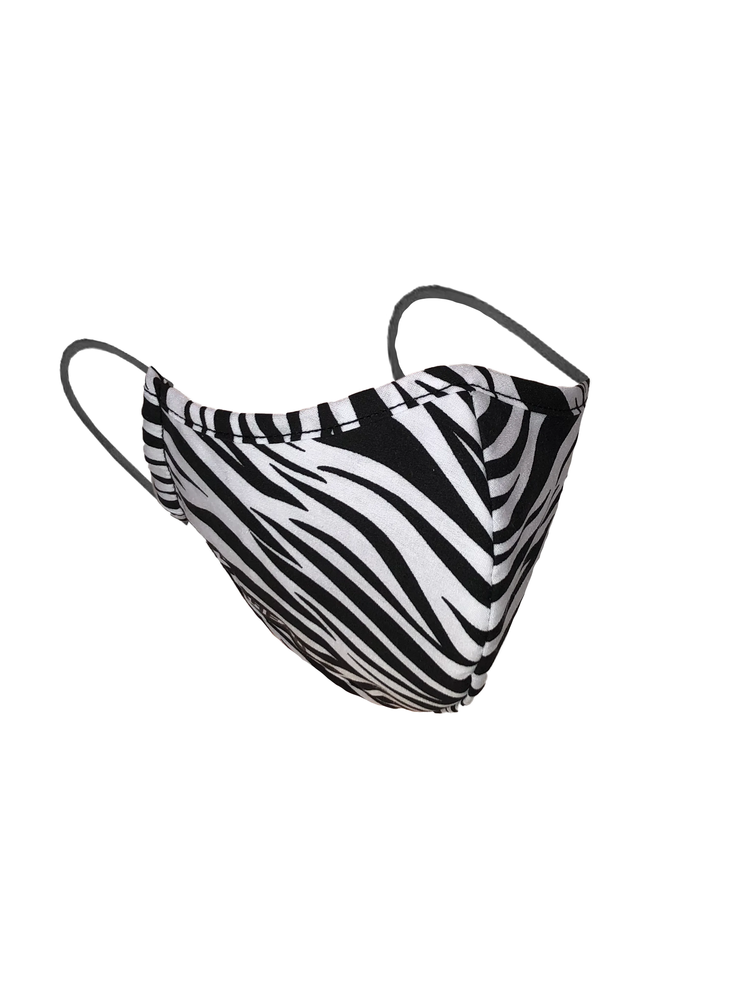 STEP AHEAD FACE MASK ADULT REUSABLE ZEBRA PRINT