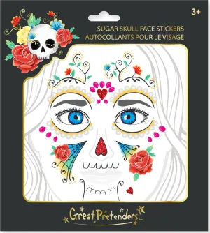 Sugar Skull Face Stickers