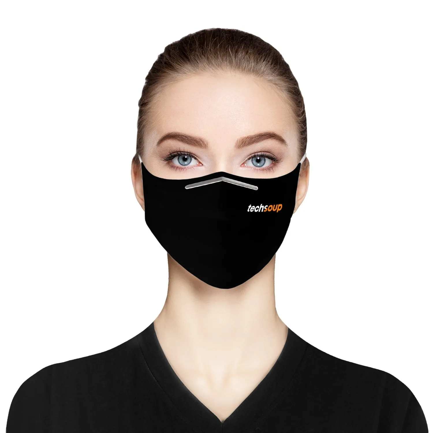 TechSoup Black Cloth Face Mask with extra filters (FREE SHIPPING)