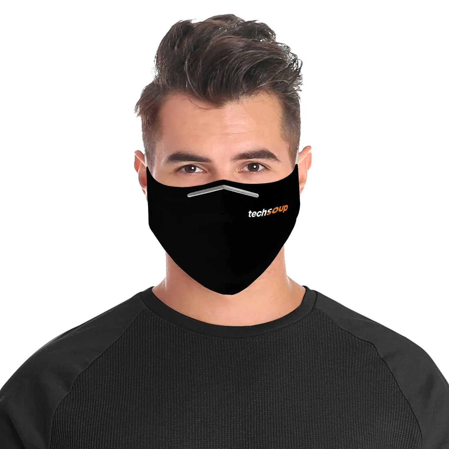 TechSoup Black Cloth Face Mask with extra filters (FREE SHIPPING)