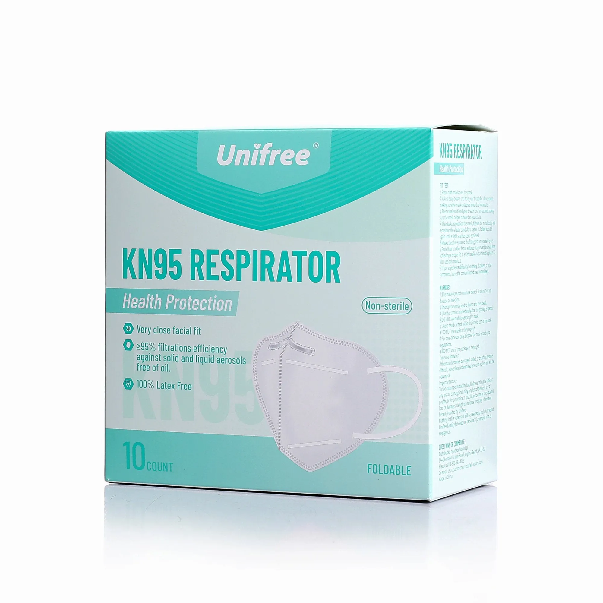 Unifree® KN95 Respirator (10 count)