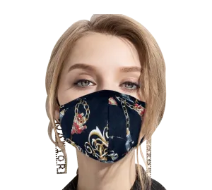 Washable Masks with Chain Print